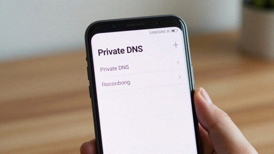 Jak zablokować reklamy przez DNS na Samsungu S8?