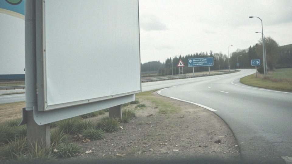 Jakie szabony dotyczą reklamy w pasie drogowym?
